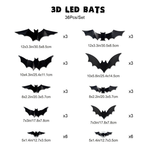 3D LED Bat Glow