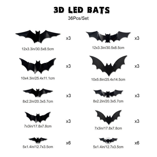 3D LED Bat Glow