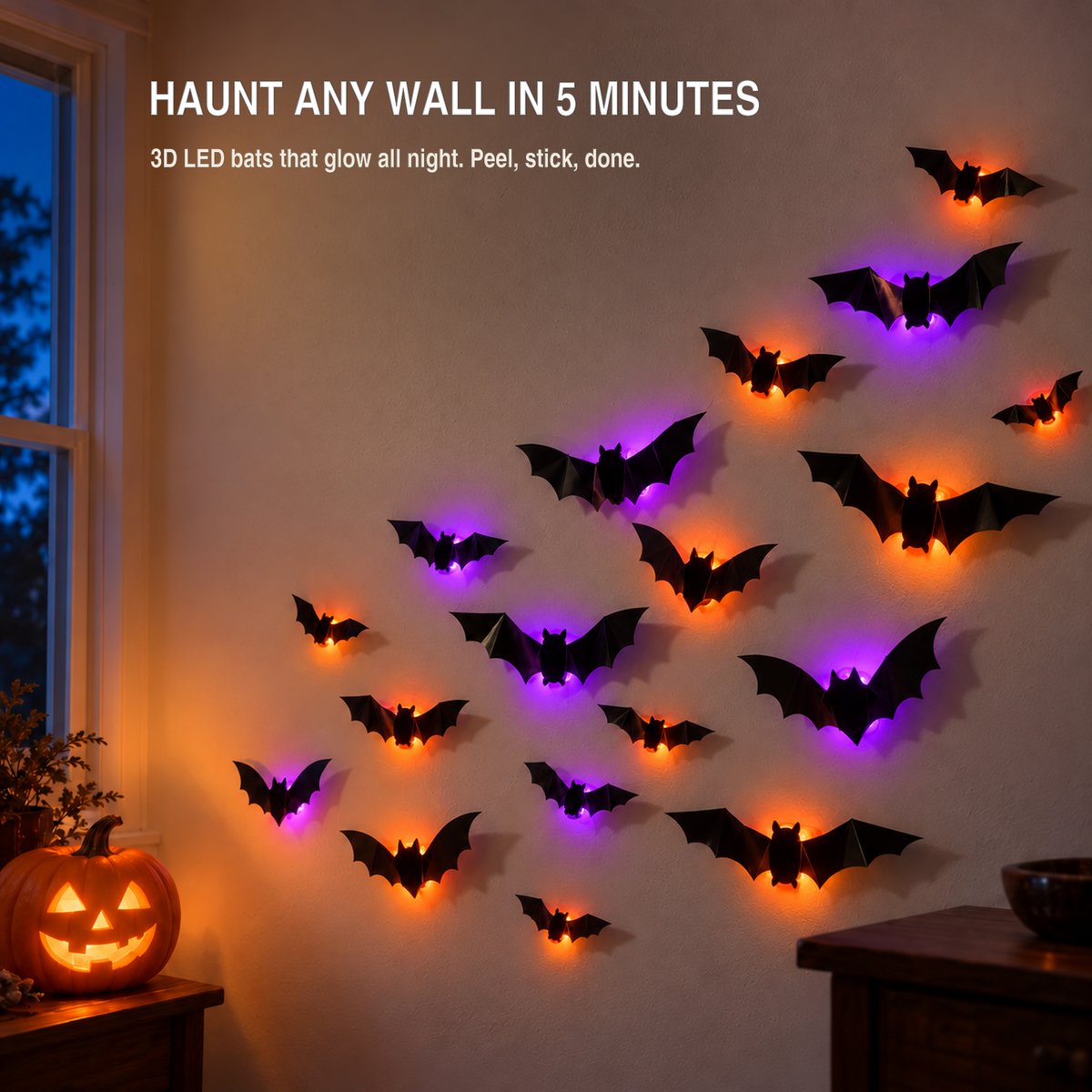 3D LED Bat Glow